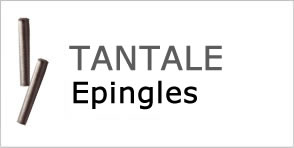 epingles de tantale